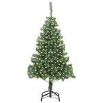 Juletre Med 300 Led Med Stativ Grønn 180 Cm Pvc