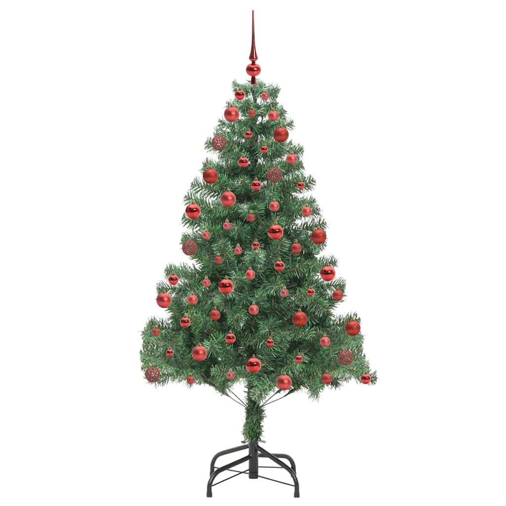 Juletre Med 300 Led Med Stativ Grønn 180 Cm Pvc