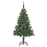Juletre Med 300 Led Med Stativ Grønn 180 Cm Pvc