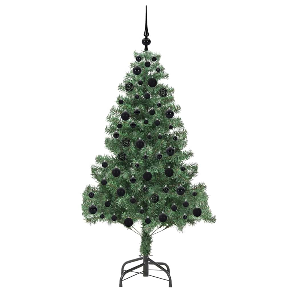 Juletre Med 300 Led Med Stativ Grønn 180 Cm Pvc