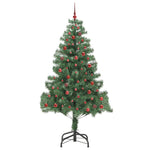 Juletre Med 300 Led Med Stativ Grønn 210 Cm Pvc