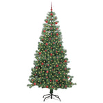 Juletre Med 300 Led Med Stativ Grønn 240 Cm Pvc