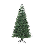 Juletre Med 300 Led Med Stativ Grønn 240 Cm Pvc