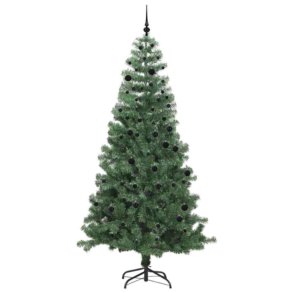 Juletre Med 300 Led Med Stativ Grønn 240 Cm Pvc