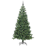 Juletre Med 300 Led Med Stativ Grønn 240 Cm Pvc