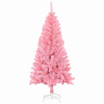 Juletre Med 150 Led Med Stativ Rosa 150 Cm Pvc