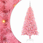 Juletre Med 150 Led Med Stativ Rosa 150 Cm Pvc