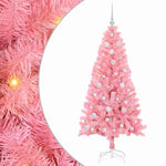Juletre Med 150 Led Med Stativ Rosa 150 Cm Pvc