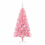Juletre Med 150 Led Med Stativ Rosa 150 Cm Pvc