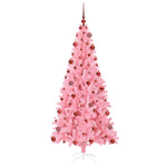 Juletre Med 300 Led Med Stativ Rosa 180 Cm Pvc