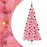Juletre Med 300 Led Med Stativ Rosa 210 Cm Pvc