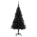 Juletre Med 150 Led Med Stativ Svart 120 Cm Pvc