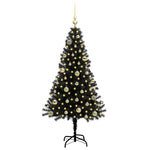 Juletre Med 150 Led Med Stativ Svart 150 Cm Pvc