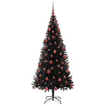 Juletre Med 300 Led Med Stativ Svart 180 Cm Pvc