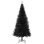 Juletre Med 300 Led Med Stativ Svart 180 Cm Pvc