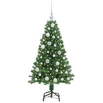 Kunstig Juletre Med 150 Led Grønn 120 Cm Pvc Og Stål Og Plast