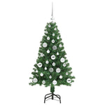 Kunstig Juletre Med 150 Led Grønn 120 Cm Pvc Og Stål Og Plast