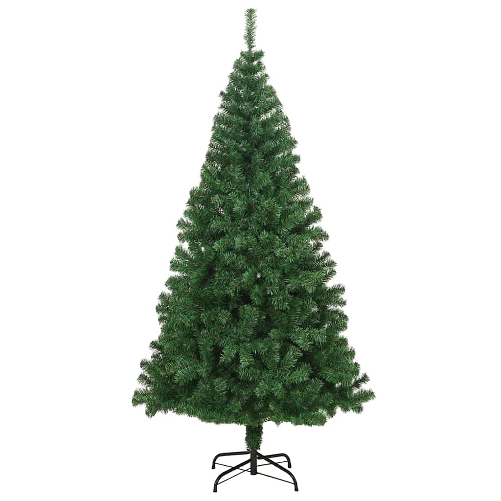 Kunstig Juletre Med 300 Led Grønn 180 Cm Pvc Og Stål Og Plast
