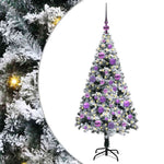 Kunstig Juletre Med 150 Led Grønn 120 Cm Pvc Og Stål Og Plast