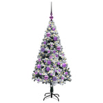 Kunstig Juletre Med 150 Led Grønn 120 Cm Pvc Og Stål Og Plast