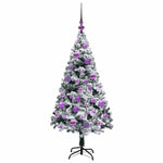 Kunstig Juletre Med 150 Led Grønn 120 Cm Pvc Og Stål Og Plast