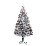 Kunstig Juletre Med 300 Led Grønn 210 Cm Pvc Og Stål Og Plast