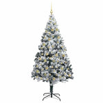 Kunstig Juletre Med 300 Led Grønn 210 Cm Pvc Og Stål Og Plast