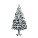 Kunstig Juletre Med 300 Led Grønn 210 Cm Pvc Og Stål Og Plast