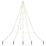 Led Juletre Med Bakkepler Med 112 Led Varmhvit 180 Cm Metall