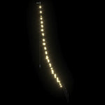 Led Juletre Med Bakkepler Med 112 Led Varmhvit 180 Cm Metall