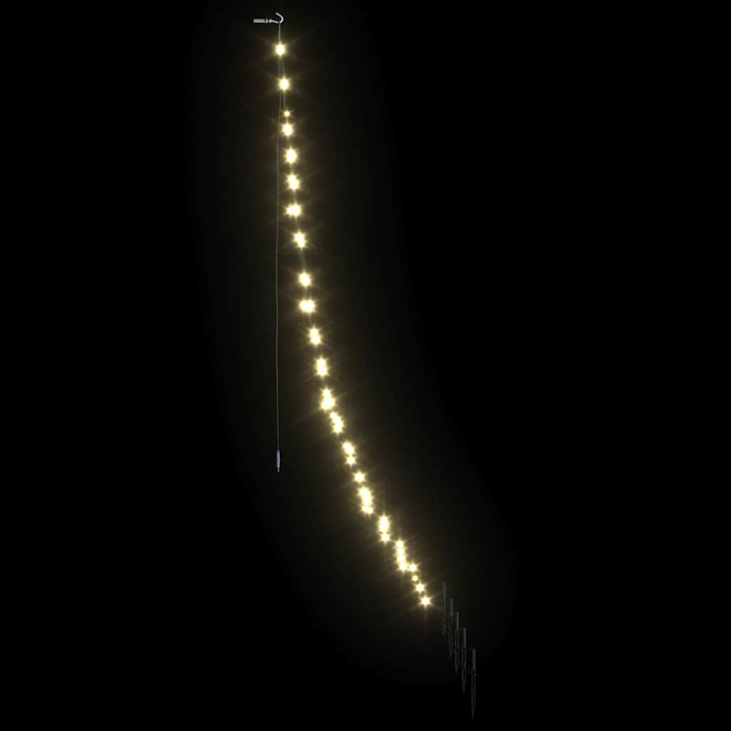 Led Juletre Med Bakkepler Med 112 Led Varmhvit 180 Cm Metall