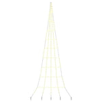 Led Juletre Med Bakkepler Med 276 Led Varmhvit 500 Cm Metall