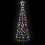 Led Juletre Med Bakkepler Med 390 Led Flerfarget 250 Cm Jern