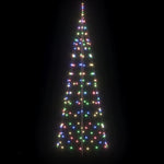 Led Juletre Med Bakkepler Med 390 Led Flerfarget 250 Cm Jern