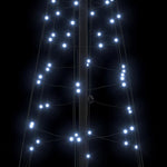 Led Juletre Med 390 Led Med Jordspyd Kaldhvit 250 Cm Jern