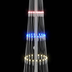 Led Juletre Med 230 Led Flerfarget 51 X 51 X 190 Cm Metall