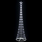 Led Juletre Med 290 Led Kaldhvit 70 X 70 X 250 Cm Metall