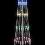 Led Juletre Med 290 Led Flerfarget 70 X 70 X 250 Cm Metall