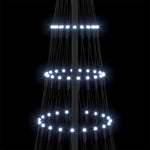 Led Juletre Med 230 Led Kaldhvit 71 X 71 X 184.5 Cm Metall