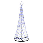 Led Juletre Med 230 Led Blå 71 X 71 X 184.5 Cm Metall