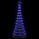 Led Juletre Med 230 Led Blå 71 X 71 X 184.5 Cm Metall