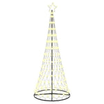 Led Juletre Med 290 Led Varmhvit 100 X 100 X 250 Cm Metall