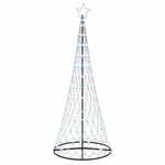 Led Juletre Med 290 Led Kaldhvit 100 X 100 X 250 Cm Metall