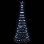 Led Juletre Med 290 Led Kaldhvit 100 X 100 X 250 Cm Metall
