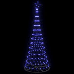 Led Juletre Med 290 Led Blå 100 X 100 X 250 Cm Metall
