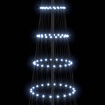 Led Juletre Med Stativ Kaldhvit 100.5 X 100.5 X 302.5 Cm Metall