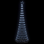 Led Juletre Med Stativ Kaldhvit 100.5 X 100.5 X 302.5 Cm Metall