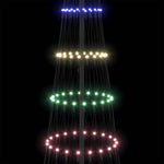 Led Juletre Flerfarget 100.5 X 100.5 X 302.5 Cm Metall