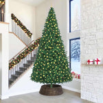 Juletræring Svart 105 X 105 X 28 Cm Vannhyasint