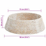 Juletræring Hvit 90 X 90 X 28 Cm Vannhyasint